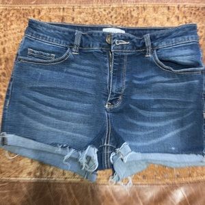 Dark blue jeans shorts